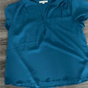 Elegant Blue Women's Top